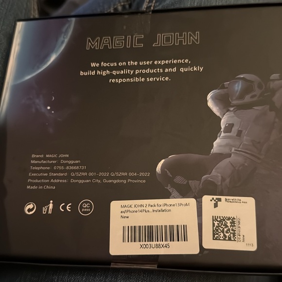 Magic John Screen Protector for iPhone 13 Pro Max / iPhone 14 Plus - Picture 3 of 3